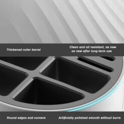 Knife Rack, Rotating Kitchen Utensil Holder - 360¡ã Spoon Fork Chopstick Storage With Drain Tray, Black White -Furniture GUEST ac0ac7d1 2a57 4cdd 8326 63cabcbcc0ac