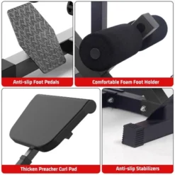 2-In-1 Roman Chair & Preacher Curl Bench Multi-Function Heavy-Duty Hyperextension Bench For Home With Adjustable Height For Arms, Ab, Back 16 2-In-1 Roman Chair & Preacher Curl Bench Multi-Function Heavy-Duty Hyperextension Bench For Home With Adjustable Height For Arms, Ab, Back -Furniture GUEST acc1142a 2a45 436a b4d4 2ab54ecc0ba8