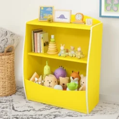 Kids Bookshelf,Book Storage Organizer,2-Tier Kids Bookcase With Open Compartments For Bedroom,Livingroom,Playroom 17 Kids Bookshelf,Book Storage Organizer,2-Tier Kids Bookcase With Open Compartments For Bedroom,Livingroom,Playroom -Furniture GUEST ad6be854 6bb6 447c 9959 6efe911be867