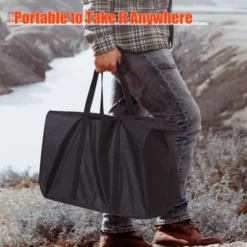 12-Inch Stainless Steel Outdoor Pizza Oven With Wood Pellet And Pizza Stone - Portable Wood Fired Pizza Stove -Furniture GUEST ae3b5c3b f8b5 4189 9d2d fbfe997adec0