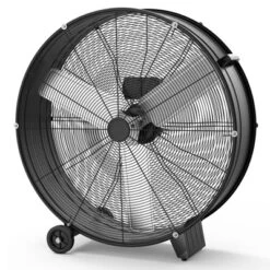 Floor Fan, Industrial Fan - 30 Inch High Velocity Drum Fan, 330W 3 Speed Heavy Duty Metal Fan With Casters & Handle 13 Floor Fan, Industrial Fan - 30 Inch High Velocity Drum Fan, 330W 3 Speed Heavy Duty Metal Fan With Casters & Handle -Furniture GUEST b04fc188 40a9 47a5 b1b2 ea476b457694