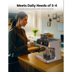 Espresso Machine With Grinder - 20 Bar Professional Coffee Maker, Built-in Milk Frother, 95oz Water Tank & 30 Grind Settings 14 Espresso Machine With Grinder - 20 Bar Professional Coffee Maker, Built-in Milk Frother, 95oz Water Tank & 30 Grind Settings -Furniture GUEST b21e3679 1cc8 4b67 80c9 1c1e20ee57ce