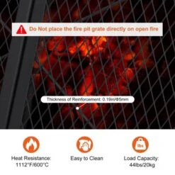 Fire Pit Cooking Grill Grate, X-Marks Fire Pit Grill Cooking Grate, Outdoor Campfire BBQ Grill, Heavy Duty Steel Campfire BBQ Grill -Furniture GUEST b31f0f64 6bde 4ccd 9542 fa770910ae9a