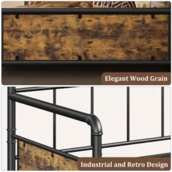 Metal Daybed Frame Twin Size,Heavy Duty Metal Twin Bed Frame,Daybed For Living Room Bedroom Guest Room -Furniture GUEST b32f8d67 9b94 4852 8e05 fca24a3e8131