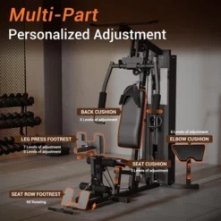 Home Gym, Exercise Equipment - All In One Multifunctional Full Body Workout Machine With 150LBS Weight Stack & Pulley System -Furniture GUEST b3569e5a 7158 45a9 a47a f1b4c66b8796