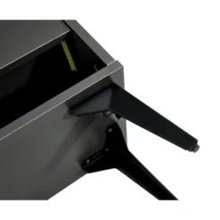 FreeStanding Shoe Cabinet With 2 Flip Drawers And Open Shelf, Shoe Racks Storage Organizer With Metal Legs, Home Entryway Hallway Grey One Size -Furniture GUEST b3c9ac69 9de9 4ddc 9749 2a974042e6b0