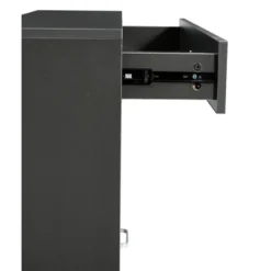 FreeStanding Shoe Cabinet With 2 Flip Drawers And Open Shelf, Shoe Racks Storage Organizer With Metal Legs, Home Entryway Hallway Grey One Size -Furniture GUEST b408dad1 b739 4cc9 b04f 04d5554ce97e