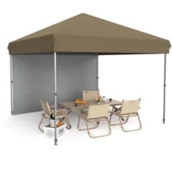 10x10 Pop Up Canopy Tent Outdoor Canopy With Removable Sidewalls Heavy Duty Commercial Instant Tent Shelter (1-Sidewall) 26 10x10 Pop Up Canopy Tent Outdoor Canopy With Removable Sidewalls Heavy Duty Commercial Instant Tent Shelter (1-Sidewall) -Furniture GUEST b427c63e 00a7 46bf 87a2 59bf0a9993c8