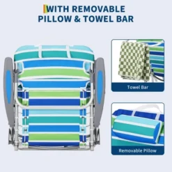 Backpack Beach Chair For Adults 2 PCS, Lightweight Portable Lay Flat Folding Beach Chair With 5 Reclining Positions, Backpack Straps, Phone Pocket 15 Backpack Beach Chair For Adults 2 PCS, Lightweight Portable Lay Flat Folding Beach Chair With 5 Reclining Positions, Backpack Straps, Phone Pocket -Furniture GUEST b5e8eb2f 076e 4e74 b314 c745daf2cbdf