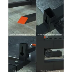 Pallet Forks, Tractor Bucket Forks 2000 Lbs 43" - Clamp On With Adjustable Stabilizer Bar For Skid Steer, Loader Attachments -Furniture GUEST b6cbe80a c429 4d67 9c69 8853d745c6f9