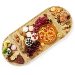 3 Pack Bamboo Charcuterie Boards Set, Large Bamboo Cheese Board Set With Deep Juicy Groove For Kitchen, Chopping Board Set For Entertaining -Furniture GUEST b734bccc b162 4b84 a69b c259cb1fb1ed