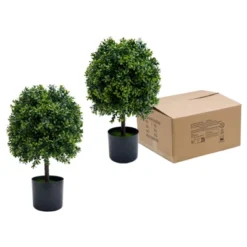 Artificial Topiary Boxwood Ball Trees 20 Inch, Fake Greenery With Fruits For Front Porch, Indoor Walkway, Set Of 2 13 Artificial Topiary Boxwood Ball Trees 20 Inch, Fake Greenery With Fruits For Front Porch, Indoor Walkway, Set Of 2 -Furniture GUEST b7c51afe eacf 40b0 a916 bc1d708e42c7