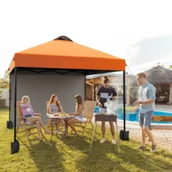 10x10 Pop Up Canopy With Sidewalls For Outdoor, Portable Outdoor Canopy With One Push Setup, Easy Set-Up Waterproof Pop Up Tent For Outdoor Party -Furniture GUEST b7e33a29 9f8d 4d4e baae fe5cf180b922
