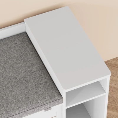 Cat Litter Box Enclosures With Top Opening With Cushion, Litter Box Furniture Hidden, Wooden Cat Washroom Indoor, Privacy Pet House 9 Cat Litter Box Enclosures With Top Opening With Cushion, Litter Box Furniture Hidden, Wooden Cat Washroom Indoor, Privacy Pet House - Image 7