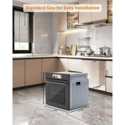 Single Wall Oven 24", Built-in Electric Ovens With Steam&Grill&Air Frying Mode -Furniture GUEST b9be7416 0e7e 44e7 b635 b7b4ee5b5daf 1