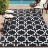 6x9 Outdoor Rug Non Slip - Washable Picnic Rug For Patio, Camping, Beach (Black & White) -Furniture GUEST be500838 5eec 4dde 9767 f607748946c0