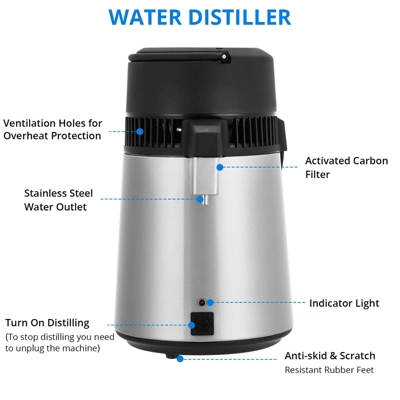 4L Water Distiller,Efficient Distilled Water Machine For Home Use£¬Pure Water Purifer Filter 5 4L Water Distiller,Efficient Distilled Water Machine For Home Use£¬Pure Water Purifer Filter - Image 3