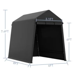 Outdoor Storage Tent,Outdoor Portable Storage Shelter Shed With Roll Up Doors & Vents Outdoor Storage Shed,Suitable For Garage Storage Shelter -Furniture GUEST c0e78a30 2a23 4d07 b1fd 224e9e56566f