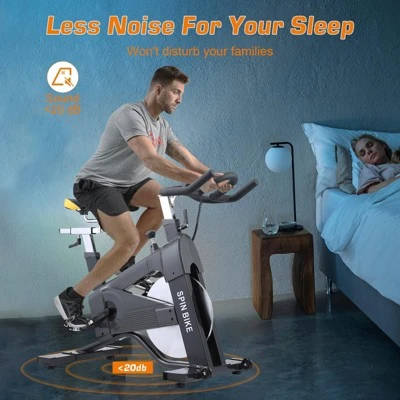 Exercise Bike For Home, Indoor Cycling Bike Stationary, Quiet Magnetic Workout Bike With Comfortable Seat Cushion, 330LB Capacity, Digital Display 6 Exercise Bike For Home, Indoor Cycling Bike Stationary, Quiet Magnetic Workout Bike With Comfortable Seat Cushion, 330LB Capacity, Digital Display - Image 4