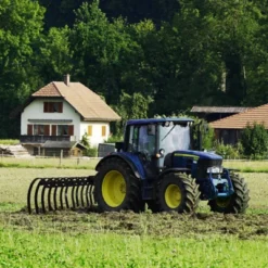 Lawn Rake, Pine Straw Rake Tow Behind - 125cm Work Width Dethatcher With 17 Steel Tines, Fits 2-Inch Receiver For Tractors, ATV/UTV -Furniture GUEST c1189281 c4c3 4de3 aaa0 b535db4331fd