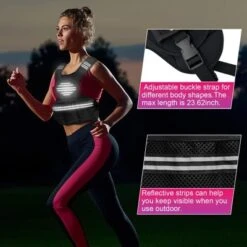 Adjustable Weighted Vest Women, 4-10 Lb Weight Vest With Ironsand Weights And DIY Zone For Walking, Jogging And Strength Training