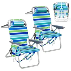 Backpack Beach Chair For Adults 2 PCS, Lightweight Portable Lay Flat Folding Beach Chair With 5 Reclining Positions, Backpack Straps, Phone Pocket 19 Backpack Beach Chair For Adults 2 PCS, Lightweight Portable Lay Flat Folding Beach Chair With 5 Reclining Positions, Backpack Straps, Phone Pocket -Furniture GUEST c32c03d7 5bda 4e29 bdf3 37479a974eda