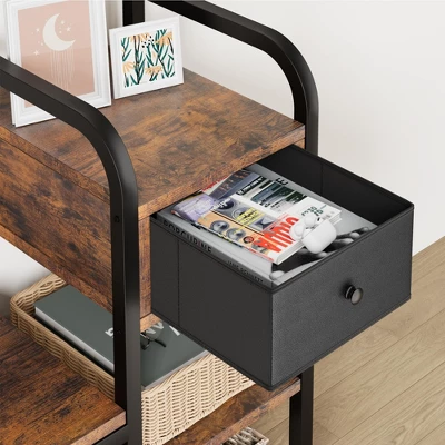 3-in-1 Hall Tree Coat Rack With Shoe Storage And Drawer, Heavy-Duty Steel Frame Entryway Bench, Multifunctional Mudroom Organizer 10 3-in-1 Hall Tree Coat Rack With Shoe Storage And Drawer, Heavy-Duty Steel Frame Entryway Bench, Multifunctional Mudroom Organizer - Image 8