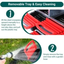 Chicken Nesting Box, Metal Nesting Boxes For Chickens, Galvanized Steel Chicken Laying Boxes, Roll Away Egg Collection With Lid Cover, Easy To Clean -Furniture GUEST c511f839 7ff2 4f10 b55b 761e8f100acb