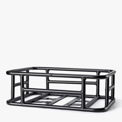 Rear Bicycle Basket, Rear Wheel Basket With Cargo Net And Liner, School Bag Rear Excellent Made Of Aluminium 4 Rear Bicycle Basket, Rear Wheel Basket With Cargo Net And Liner, School Bag Rear Excellent Made Of Aluminium - Image 2