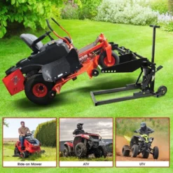 TROPOW Hydraulic Lawn Mower Lift Jack, 550 Lb Capacity, Heavy Duty Steel Tractor Lift , Up To 23" Lifting Height For Zero Turn, Riding Mowers -Furniture GUEST c56571e4 bafd 4997 b575 614ae1adc27d