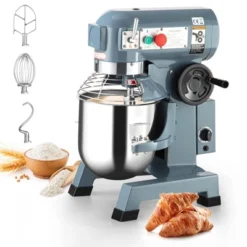 Commercial Food Mixer, Takywep 1250W Commercial Mixer For Bakeries 3 Speeds Adjustable, With 3 Different Attachments, Heavy Duty Food Mixer -Furniture GUEST ca215572 b377 43e4 a940 8478ac8b408b