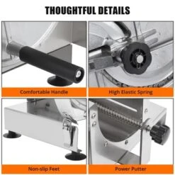 Commercial Vegetable Slicer Manual Potato Tomato Slicing Machine Onion Slicer Stainless Steel Vegetable Cutter Fruit Slicer -Furniture GUEST cdf29524 2ad8 46b8 a3c0 671d1847235c