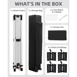 Pop Up Canopy Tent Outdoor Canopy With No Removable Sidewall One-Person Set Up Heavy Duty Commercial Instant Tent Shelter 12 Pop Up Canopy Tent Outdoor Canopy With No Removable Sidewall One-Person Set Up Heavy Duty Commercial Instant Tent Shelter -Furniture GUEST ce015ed9 1dee 4039 9b61 c0a481838783