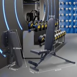 Adjustable Weight Bench 800Lbs Capacity For Full Body Workout, Incline And Decline Weight Bench -Furniture GUEST cf0e5cc0 4e30 49d7 a086 f75b313350d0