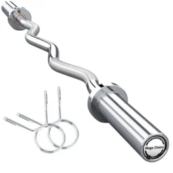 Olympic EZ Curl Barbell Bar, 47" EZ Curl Bar For Weight Lifting, Biceps, Triceps, Back/Leg Muscle Group Exercise (500lb Weight Capacity) 17 Olympic EZ Curl Barbell Bar, 47" EZ Curl Bar For Weight Lifting, Biceps, Triceps, Back/Leg Muscle Group Exercise (500lb Weight Capacity) -Furniture GUEST cf18f796 de26 4e12 849a fa871d74480f