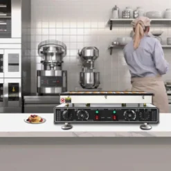 50 PCS Mini Pancakes Maker Machine,110V Mini Dutch Pancake Maker,1800W Commercial Electric Nonstick Waffle Maker Machine For Home And Restaurants