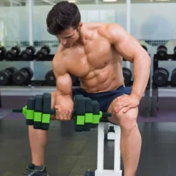 Adjustable Dumbbell Set, 4 In 1 Free Weights Dumbbells Set With Connector, Barbell Weight Set Used As Kettlebells -Furniture GUEST d0ffa9a0 9e1c 4ba5 9f86 13364f25eaed