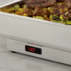 Electric Chafing Dish, 9QT Buffet Food Warmer - 400W Stainless Steel With Full & Half Pans, Digital Temp Control For Catering & Parties -Furniture GUEST d363e311 ec76 4215 8c27 fd318ea8d706