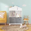 Kids Dollhouse Bookcase With Storage, Toddler Bookshelf, 2-Tier Storage Display Organizer With 2 Collapsible Fabric Drawers For Boys Girls Bedroom 1 Kids Dollhouse Bookcase With Storage, Toddler Bookshelf, 2-Tier Storage Display Organizer With 2 Collapsible Fabric Drawers For Boys Girls Bedroom -Furniture GUEST d486f020 91c9 4061 a58a ec2850198a91