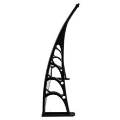 Front Door Canopy, Porch Canopy Outdoor 100 X 80 Cm Curved Transparent Plate + Black Bracket 9 Front Door Canopy, Porch Canopy Outdoor 100 X 80 Cm Curved Transparent Plate + Black Bracket -Furniture GUEST d5fb7a5d 1d32 4810 92b4 f0f792d509bd