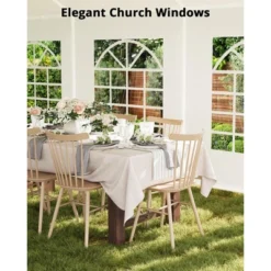 Heavy Duty Party Tent - Commercial Canopy With Removable Sidewalls & Church Windows, For Weddings, Banquets & BBQ Events -Furniture GUEST d741acb2 ad72 4cf8 9a9e 05b461e5e451