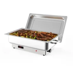 Electric Chafing Dish, 9QT Buffet Food Warmer - 400W Stainless Steel With Full & Half Pans, Digital Temp Control For Catering & Parties -Furniture GUEST d910ac4a e2ca 46fa a2d4 ffd67a94c528