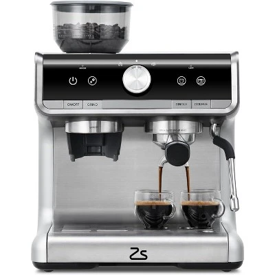 Espresso Machine With Grinder - 20 Bar Professional Coffee Maker, Built-in Milk Frother, 95oz Water Tank & 30 Grind Settings 8 Espresso Machine With Grinder - 20 Bar Professional Coffee Maker, Built-in Milk Frother, 95oz Water Tank & 30 Grind Settings - Image 6