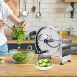 Commercial Vegetable Slicer Manual Potato Tomato Slicing Machine Onion Slicer Stainless Steel Vegetable Cutter Fruit Slicer -Furniture GUEST daeb3fba 5eda 464d 89f3 f43e319feb57