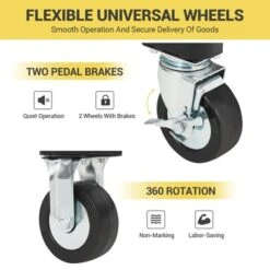 Heavy Duty Drywall Cart - 2200LB Capacity Folding Panel Dolly With Extendable Deck & Swivel Casters For Sheetrock, Plywood, Glass Transportation 15 Heavy Duty Drywall Cart - 2200LB Capacity Folding Panel Dolly With Extendable Deck & Swivel Casters For Sheetrock, Plywood, Glass Transportation -Furniture GUEST dcc7e899 b33c 496e ad00 f6e1fe12f791