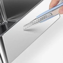 Stainless Steel Litter Box With Lid, Large Kitty Box, Enclosed Metal Litter Box With Removable Top & Litter Scoop, Tall Covered Dog Proof, 15.35'' -Furniture GUEST de1a60e2 2674 400a a7a7 6a25dca8530a