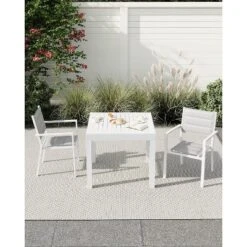 Patio Extendable Dining Table For 4-6,Aluminum Outdoor Dining Table 31.5-63 For Backyard Porch, Deck -Furniture GUEST df90581a 0ba8 421d be63 88fca6b1a629