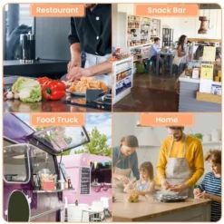 Electric Griddle, Countertop Flat Top Grill - Stainless Steel Non-Stick Teppanyaki Grill With Adjustable Temperature 122¨H-572¨H -Furniture GUEST e0456922 fc2c 4040 9827 35d1504c5fa0