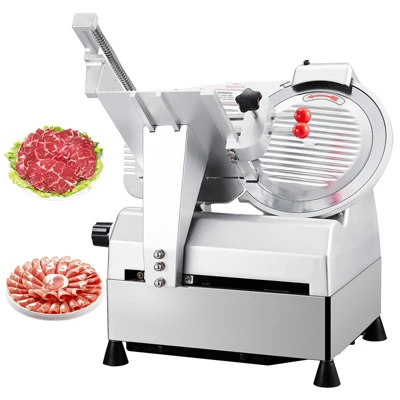 Electric Slicer - 10'' Commercial/Home Use, 800W Powerful Motor, 0-0.67'' Adjustable Thickness, Stainless Steel Blade With Auto Sharpener 10 Electric Slicer - 10'' Commercial/Home Use, 800W Powerful Motor, 0-0.67'' Adjustable Thickness, Stainless Steel Blade With Auto Sharpener - Image 8