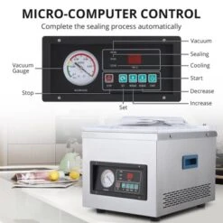 Vacuum Sealer, Professional Chamber Sealer - Automatic 10.2'' Width Stainless Steel Food Packaging Machine For Home & Commercial -Furniture GUEST e22886d6 ad00 4563 9641 c501d6733c16